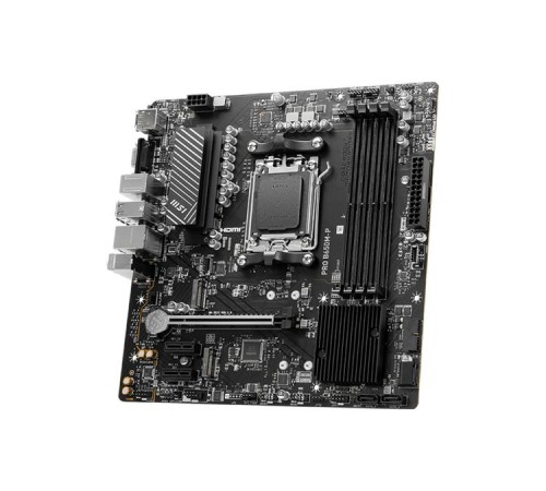 Материнская плата MSI PRO B650M-P,B650,AM5,4DDR5,1PCI-Ex16,2PCI-Ex1,2M.2,4SATA3,3USB3.2 Gen2(2A+1C),4USB3.2 Gen