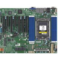 Системная плата/ MB Supermicro  H12SSL-I, ATX,  1xSP3 7003/7002 EPYC, 8 DIMM DDR4 R ECC, AST2500 ,5 PCI-E 4.0 x16 + 2 PCI-E 4.0 x8, 2 M.2 pcie 4.0 NVMEx4 2280/110