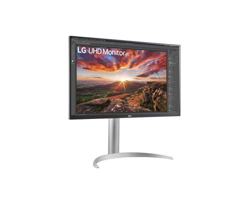 Монитор LCD 27'' 16:9 3840x2160(UHD 4K) IPS, 75 Hz, 300 cd/m2, 1200:1, 5ms, 2xHDMI, 1Y, White (Вскрытая упаковка)