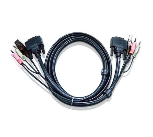 Кабель ATEN CABLE DVI-dd/USB B/MC.SP-DVI-dd/USB A/MC, 3m