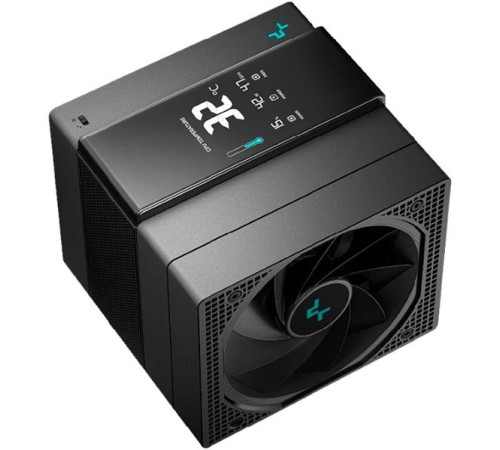 Кулер для процессора DEEPCOOL ASSASSIN IV VC VISION LGA20XX/1700/1200/115X/AM5/AM4 (6шт/кор,TDP 300W, PWM, DUAL FAN 140mm + 120mm, DUAL Heatsink, 7 Heatpipe, Copper Base) RET (R-ASN4-BKNVMD-G)