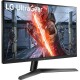 Монитор LG LCD 27GN60R-B/ LG UltraGear 27GN60R-B 27" IPS monitor, 1920x1080, 300cd/m2, 1000:1, 16:9, 1мс(GtG), HDMI, DP, 144Hz, 178/178, внешний БП, G-SYNC Compatible, FreeSync Premium, HDR10, VESA (100x100 мм), black