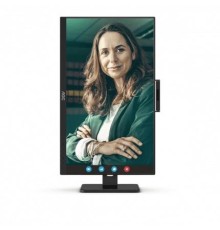 Монитор LCD 23.8'' 16:9 1920х1080(FHD) IPS, 75 Hz, 300 cd/m2, 1000:1, 50М:1, 4ms, 2xHDMI, DP, USB-Hub, Height adj, Pivot, Tilt, Swivel, Speakers, Camera, Black