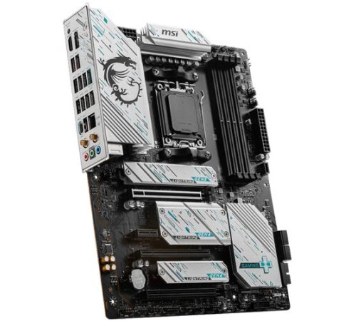Материнская плата/ MB MSI AMD X670 sAM5, 4xDDR5(256GB), HDMI 2.1/DP, 1xPCIe 5.0x16, 1xPCIe 4.0x16, 1xPCIe 3.0x16, 1xPCIe 3.0, 1xLAN (2.5GbE), Wi-Fi, BT, 4xSATA 6Gb/s, 4xM.2, 1xUSB-C, 7xUSB 3.2, 4xUSB 2.0, ATX Материнская плата/ MB MSI AMD X670 sAM5, 4xDDR5(256GB), HDMI 2.1/DP, 1xPCIe 5.0x16, 1xPCIe 4.0x16, 1xPCIe 3.0x16, 1xPCIe 3.0, 1xLAN (2.5GbE), Wi-Fi, BT, 4xSATA 6Gb/s, 4xM.2, 1xUSB-C, 7xUSB 3.2, 4xUSB 2.0, ATX