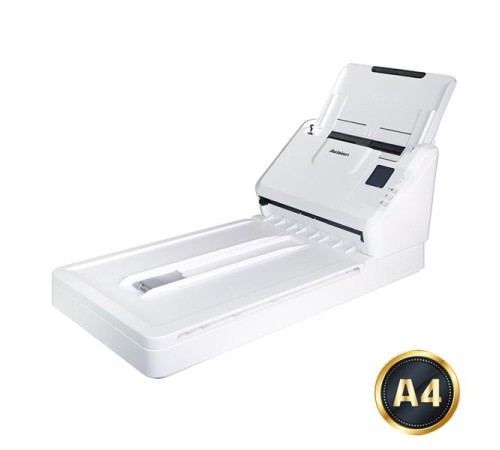 AD340GFN Документ-сканер, цветной, двусторонний, 40 стр./мин, ADF 50 + планшет, A4, USB 3.2, Ethernet, нагрузка 8000 стр./день/ AD340GFN, Document scanner, A4, duplex, 40 ppm, ADF 50 + Flatbed, USB 3.2, Ethernet