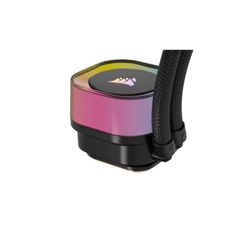 Система жидкостного охлаждения/ Water Cooling System Corsair iCUE LINK H150i RGB (360mm, Black, RGB/ Fans: 3x120mm, 63.1CFM, 37dBA, 2400RPM/Rad thickness 27mm/ S: 1851, 1700, 1200, 115X, AM5, AM4) Система жидкостного охлаждения/ Water Cooling System Corsair iCUE LINK H150i RGB (360mm, Black, RGB/ Fans: 3x120mm, 63.1CFM, 37dBA, 2400RPM/Rad thickness 27mm/ S: 1851, 1700, 1200, 115X, AM5, AM4)
