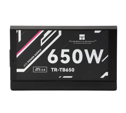 Блок питания 650W/ Power Supply Thermalright, 650W 80+ Bronze (ATX, 3.0, Full modular, 1x24(20+4)pin, 2xCPU 8(4+4)pin, 4xPCIe*2 8(6+2)pin, 3xSATA3, 3xMOLEX4pin, Active, 120x120mm, 150x140x86mm, APFC, black) Блок питания 650W/ Power Supply Thermalright, 650W 80+ Bronze (ATX, 3.0, Full modular, 1x24(20+4)pin, 2xCPU 8(4+4)pin, 4xPCIe*2 8(6+2)pin, 3xSATA3, 3xMOLEX4pin, Active, 120x120mm, 150x140x86mm, APFC, black)