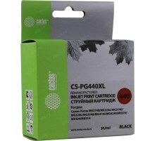 -/ Картридж струйный Cactus CS-PG440XL черный (20мл) для Canon Pixma MG2140/MG3140