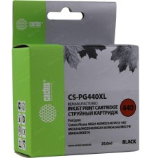 -/ Картридж струйный Cactus CS-PG440XL черный (20мл) для Canon Pixma MG2140/MG3140