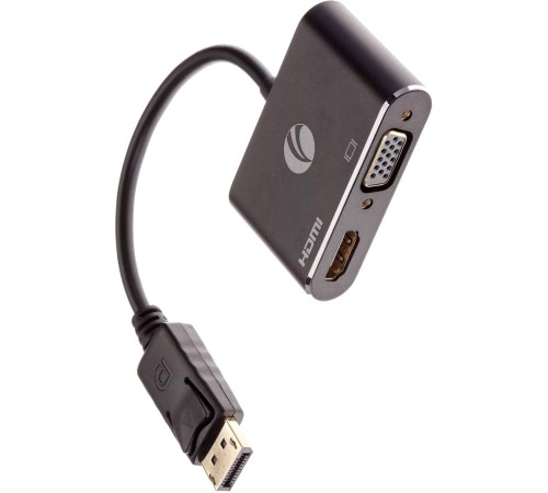Кабель-переходник/ Кабель-переходник DisplayPort(M) ---> HDMI(F)+VGA(F)4K@30Hz VCOM Allum shell<CG640M-0.15> Кабель-переходник/ Кабель-переходник DisplayPort(M) ---> HDMI(F)+VGA(F)4K@30Hz VCOM Allum shell<CG640M-0.15>