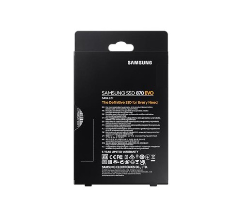 Твердотельный накопитель Samsung MZ-77E500BW 870 EVO 500GB, 2.5", SATA3, 6.8mm (Вскрытая упаковка) Твердотельный накопитель Samsung MZ-77E500BW 870 EVO 500GB, 2.5", SATA3, 6.8mm (Вскрытая упаковка)