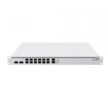Маршрутизатор/ CCR2216-1G-12XS-2XQ Cloud Core Router with Amazon Annapurna Labs Alpine v3 AL73400 CPU (16-cores, 2GHz per core) and Marvell Prestera Aldrin2 switch-chip, 16GB RAM, 2x100G QSFP cages, 14x25G SFP28 cages, 1xGbit LAN, 2xM.2 SATA slots, Router