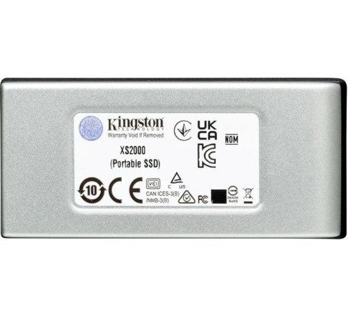 Твердотелый накопитель Kingston External SSD XS2000 BOC 1Tb USB 3.2 Gen 2x2 R2000/W2000MB/s Retail 1 year (SXS2000/1000GA)