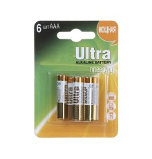 Алкалиновые батарейки GP Ultra Alkaline 24А AАA - 4+2 шт. на промо-блистере