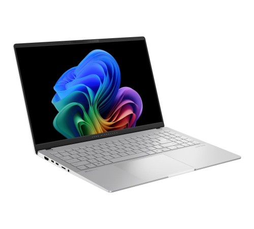 Ноутбук/ ASUS S5507QA-MA013W 15.6"(2880x1620 OLED)/Qualcomm Snapdragon X Plus X1P-42-100(3.4Ghz)/16384Mb/1024PCISSDGb/noDVD/Int:Adreno X1-85/Cam/BT/WiFi/70WHr/war 1y/1.42kg/Cool Silver/Win11Home + алюм корп Ноутбук/ ASUS S5507QA-MA013W 15.6"(2880x1620 OLED)/Qualcomm Snapdragon X Plus X1P-42-100(3.4Ghz)/16384Mb/1024PCISSDGb/noDVD/Int:Adreno X1-85/Cam/BT/WiFi/70WHr/war 1y/1.42kg/Cool Silver/Win11Home + алюм корп