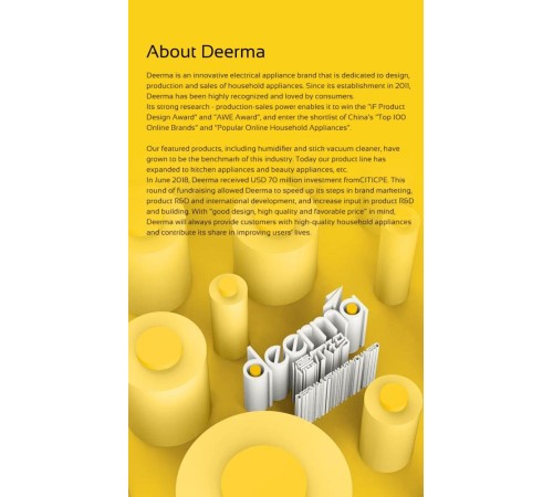 Пылесос для удаления пылевых клещей deerma Mite Vacuum Cleaner CM800 White, 450W, 75dB (Мятая упаковка) Пылесос для удаления пылевых клещей deerma Mite Vacuum Cleaner CM800 White, 450W, 75dB (Мятая упаковка)