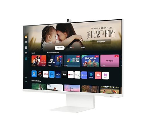 Монитор Samsung 32" Smart monitor M8 S32DM801UI VA 16:9 3840x2160x60Hz 4ms 400cd 3000:1 178/178 1млрд HDMI USB-C(65W) 2*USB 2.0 Spk10W Tizen HDR10+ sRGB 99% Tilt HAS Pivo (незначительное повреждение коробки)