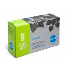-/ Картридж лазерный Cactus CS-Q5951A Q5951A голубой (10000стр.) для HP LJ 4700
