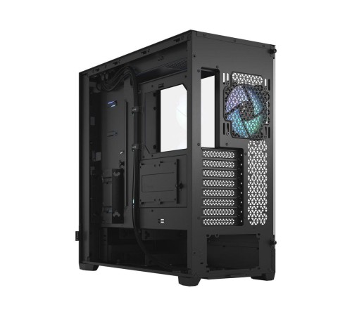 Корпус ПК без блока питания/ Case Fractal Design Pop XL Air RGB TG Clear Tint, Full-Tower, 4x120mm RGB, 2xUSB-A 3.2 E-ATX, ATX, mATX, mITX Black