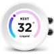 Система жидкостного охлаждения для ПК/ Water Cooling System NZXT Kraken Elite 240 RGB (250W, 240mm, LED temp., White, RGB/ Fans: 1xF240 RGB Core Fan, 75.12CFM, 30dBA, 2400RPM/ Pump height 65mm, 2800RPM, Rad thickness 27mm/ S: 1851, 1700, 1200, 115X, AM5,