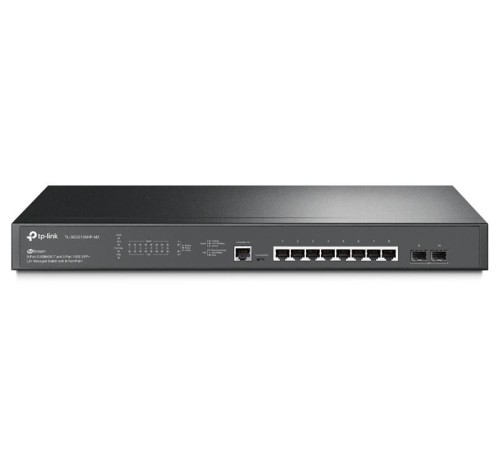 коммутатор TP-Link SG3210XHP-M2, Omada 8-Port PoE+ 2.5GBASE-T L2+ Managed Switch with 2 10GE SFP+ Slots
