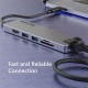 док-станция Docking Station WAVLINK USB-C  Travel Mini/100W PowerDelivery/ 1xUSB3.0/1xUSB2.0/1xHDMI 4K 60HZ/1xGigabit LAN/SD/Micro SD Card Reader