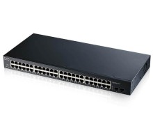 Коммутатор Smart L2 Zyxel GS1900-48, rack 19", 48xGE, 2xSFP, кнопка сброса заводских настроек