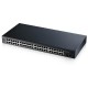 Коммутатор Smart L2 коммутатор Zyxel GS1900-48, rack 19", 48xGE, 2xSFP, кнопка сброса заводских настроек