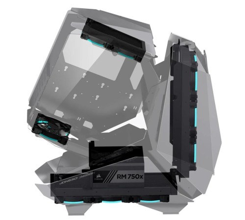 Корпус без блока питания/ Case JONSBO MOD-5, Full-Tower, TG, no fans, 2xUSB-A 3.0 + 1xUSB-C 3.2, ATX, mATX, mITX Gray