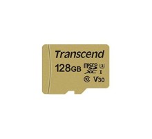 Карта памяти Transcend 128GB UHS-I U3 microSD with  Adapter, MLC