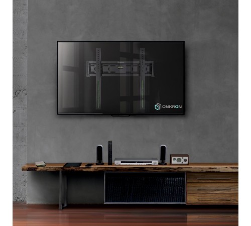 Кронштейн ONKRON/ 32-65'' макс 400*400 наклон 0º от стены: 29мм макс вес 56,8кг