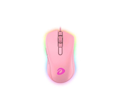 Мышь игровая проводная Dareu EM908 Pink (розовый), DPI 600-10000, подсветка RGB, USB кабель 1,8м, размер 122.36x66.79x39.83мм (Мятая упаковка) Мышь игровая проводная Dareu EM908 Pink (розовый), DPI 600-10000, подсветка RGB, USB кабель 1,8м, размер 122.36x66.79x39.83мм (Мятая упаковка)