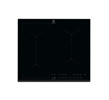 Встраиваемые индукционные панели ELECTROLUX/ индукционная на 4 конфорки, cтеклокерамика, мощность: 7200 Вт, независимая установка, слайдерное управление,размеры (ШхГ): 59x52 см