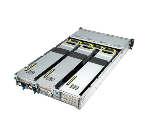 Серверная платформа/ ASUS RS720-E11-RS12U, 2U, 2 x LGA4677,  32 DIMM DDR5, 12=8 x NVMe/SAS*/SATA + 4 NVMe/SATA hs, 2 x M.2 slot, 2 x 10Gbe (X710) RJ45 port,Up to 8 slots PCIe 5.0, 1 x OCP 3.0, 1+1 1600W