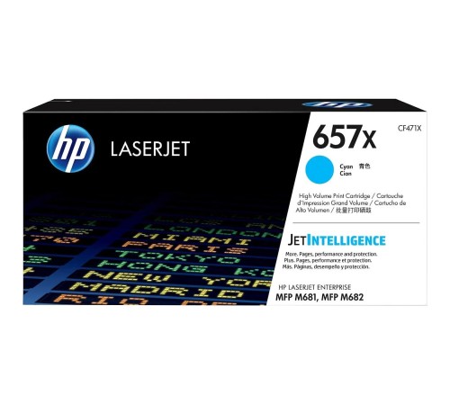 Тонер-картридж/ HP 657X High Yield Cyan Original LaserJet Toner Cartridge