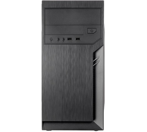Корпус с блоком питания 500Вт./ Case Foxline FL-702, mATX, 1x5.25EXT, 1x3.5EXT, 2x3.5INT, 2xUSB2.0, HDA, w/o FAN, w/500W ATX PSU, w/1.2m EU pwr cord