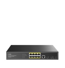 Коммутатор/ 8-Port Layer 2 Managed Gigabit PoE+ Switch with 2 Gigabit SFP Slots, 120W