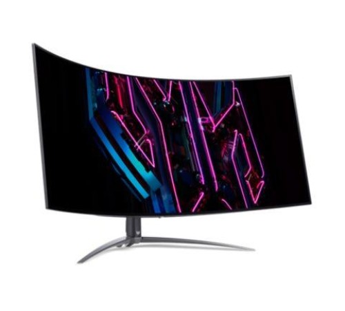 Монитор Acer Predator X45bmiiphuzx44,5" OLED 3440x1440 240 Hz 1000cd/m2 0,01ms 2xHDMI(2.0) + 1xDP + 1xType-C(90W) + Audio out + USB3.2x2+USB-B (2up 2down)+Speaker 5Wx2 110 H.Adj