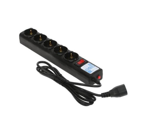 Фильтр-удлинитель Power Cube 1,9м д/подкл. к UPS(C14) 5 роз., 10А черный/граффит/ Surge protector Power Cube 1.9m for conn. to UPS(C14) 5 outlets, 10A black/graffite Фильтр-удлинитель Power Cube 1,9м д/подкл. к UPS(C14) 5 роз., 10А черный/граффит/ Surge protector Power Cube 1.9m for conn. to UPS(C14) 5 outlets, 10A black/graffite