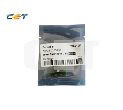 -/ Чип картриджа для KONICA MINOLTA Bizhub C250/C252 (CET) Black, (WW), 20000 стр., CET5691