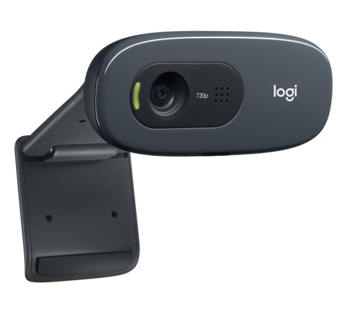 Веб-камера Logitech C270 (HD 720p/30fps, фокус постоянный, угол обзора 60°, кабель 1.5м) (арт. 960-000999, M/N: V-U0018) (Мятая упаковка) Веб-камера Logitech C270 (HD 720p/30fps, фокус постоянный, угол обзора 60°, кабель 1.5м) (арт. 960-000999, M/N: V-U0018) (Мятая упаковка)