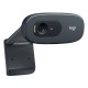 Веб-камера Logitech C270 (HD 720p/30fps, фокус постоянный, угол обзора 60°, кабель 1.5м) (арт. 960-000999, M/N: V-U0018) (Мятая упаковка)