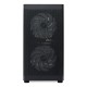 Корпус без блока питания/ Case HSPD M320, Mesh Mini-tower, Black, slide TG, 0.45 SPCC, 2x140mm ARGB (M11-140)+1x120mm ARGB (M11-120) mATX, mITX 160/340/184mm 2x2.5", 2x3.5", 4xPCI 2xUSB-A 3.0, 1xUSB-A 1.0 390x200x385mm