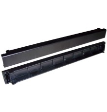  19" пластиковая фальш-панель 1U, быстросъемная, черная
