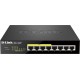 Коммутатор/ DGS-1008P,DGS-1008P/E Unmanaged Switch 8x1000Base-T (4x1000Base-T PoE), PoE Budget 80W, metal case