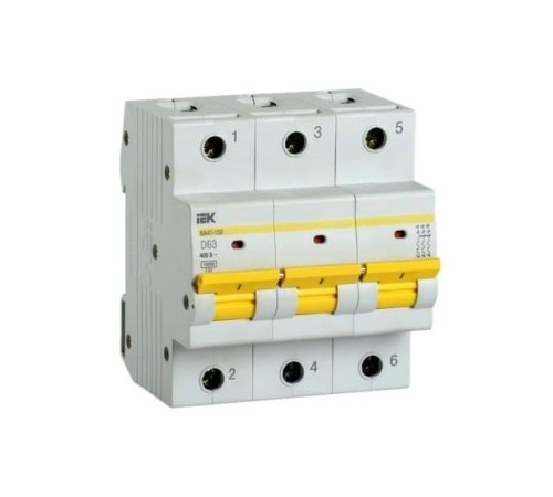 KARAT Авт. выкл. ВА47-150 3P D 63А 15кА IEK