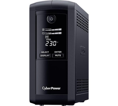 Источник бесперебойного питания Cyberpower VP1000EILCD Line-Interactive 1000VA/550W USB/RS-232/RJ11/45  (6 IEC С13) (существенное повреждение коробки)