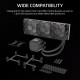 Система жидкостного охлаждения/ Water Cooling System Corsair NAUTILUS 360 ARGB (360mm, Black, Fans: 3x120mm, 72.8CFM, 36dBA, 1700RPM/ S: 1851, 1700, AM5, AM4)