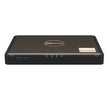 Сетевое хранилище без дисков/ SMB QNAP TBS-464-8G NAS  4-bay M.2 NVMe, Intel Celeron N5105 4-core/4-thread 2.0-2.9 GHz, 8 GB DDR4, 2 x 2.5 GbE, 2xUSB 3.2 Gen 1 port, 3xUSB 2.0 port, 2xHDMI Output