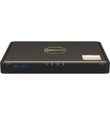 Сетевое хранилище без дисков/ SMB QNAP TBS-464-8G NAS  4-bay M.2 NVMe, Intel Celeron N5105 4-core/4-thread 2.0-2.9 GHz, 8 GB DDR4, 2 x 2.5 GbE, 2xUSB 3.2 Gen 1 port, 3xUSB 2.0 port, 2xHDMI Output